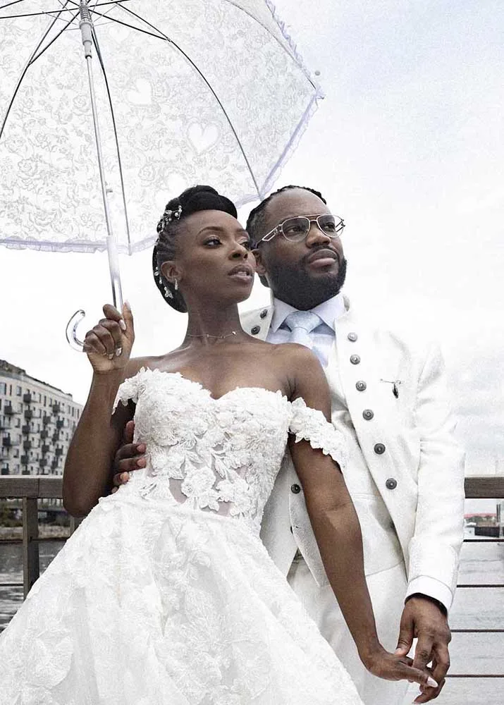 Wedding on a boat at Boston Harbor by photographer Ivan Djikaev / Mind On Photography